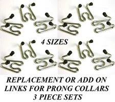 REPLACEMENT ADD ON LINKS FOR DOG CHOKE PRONG Pinch TRAINING COLLAR*4 SIZES