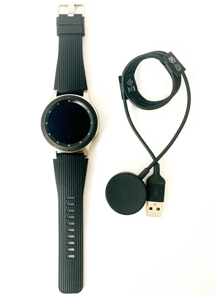 Reloj inteligente Samsung Galaxy Watch SM-R800 AMOLED 46mm acero inoxidable - negro SR Foto 3 de 4