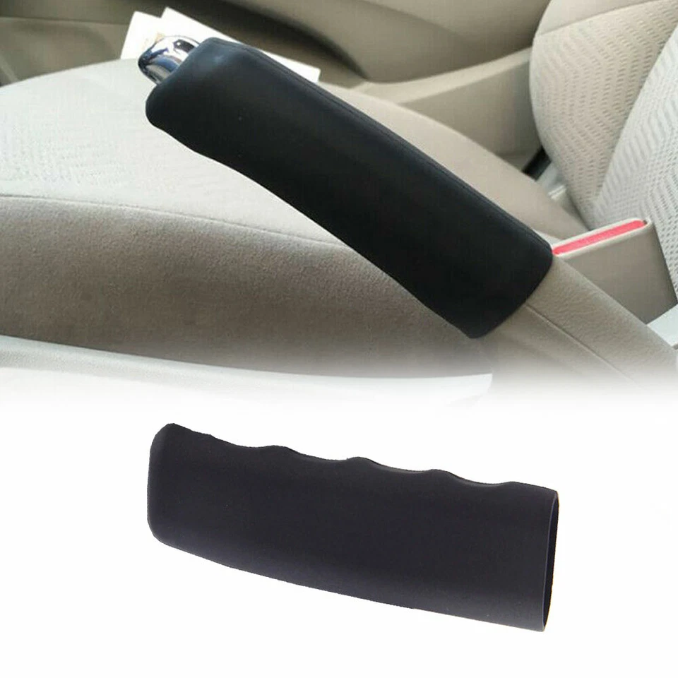 1*Car Handbrake Cover Anti-slip Sleeve Gel Parking Hand Brake Silicone Universal — 第 3/4 张图片