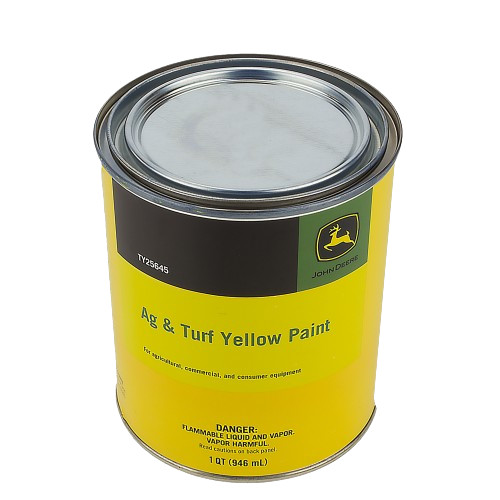 John Deere TY25645 Ag and Turf Yellow Paint, 1 Quart