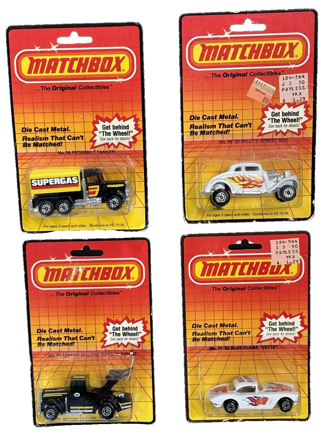 Matchbox 1983 Vehicle Year Vintage Manufacture Diecast Cars, Trucks & Vans