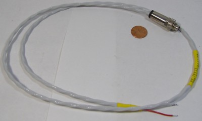 RHODE & SCHWARZ 1128.0677.00 DC INPUT WHITE/SILVER/YELLOW