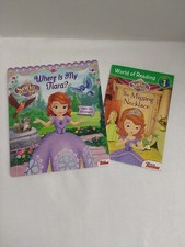 Disney Junior Sofia The First "Where Is My Tiara"  "The Missing Necklace" Books