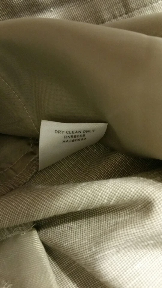 Pantalones de vestir halógenos para mujer talla 10 Taylor Fit pantalones tostados lisos/beige carrera  Foto 3 de 4