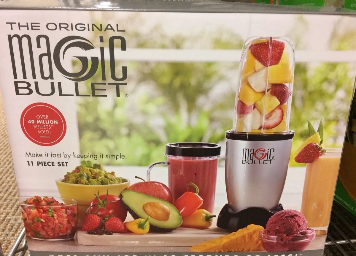  Magic Bullet Blender, Small, Silver, 11 Piece Set: Home &  Kitchen