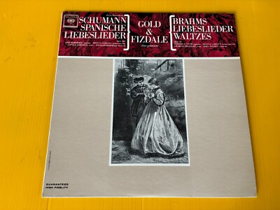 Arthur Gold & Robert Fizdale pianists Schumann Brahms Columbia Masterworks LP