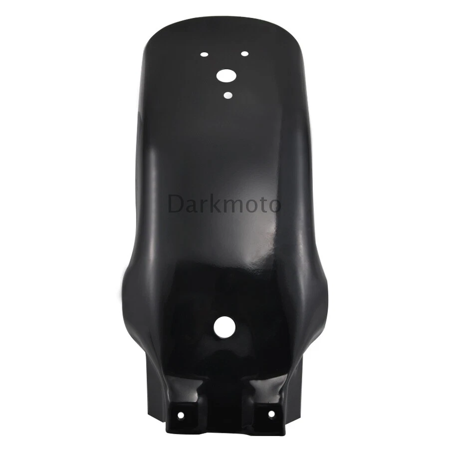 Black Rear Mudguard Fender For Cruiser Chopper Bobber Cafe Racer Honda Shadow - Image 3 of 4