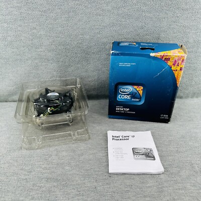 INTEL - Genuine Heatsink Cooler Fan for Core i7-930 i7-920 Socket LGA1366 NEW  Y