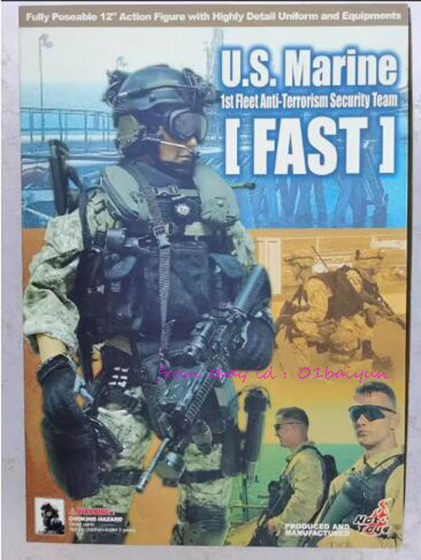 Perfect Hot Toys 1/6 Us Marine Ist Fieet Anti Terrorism Security 
