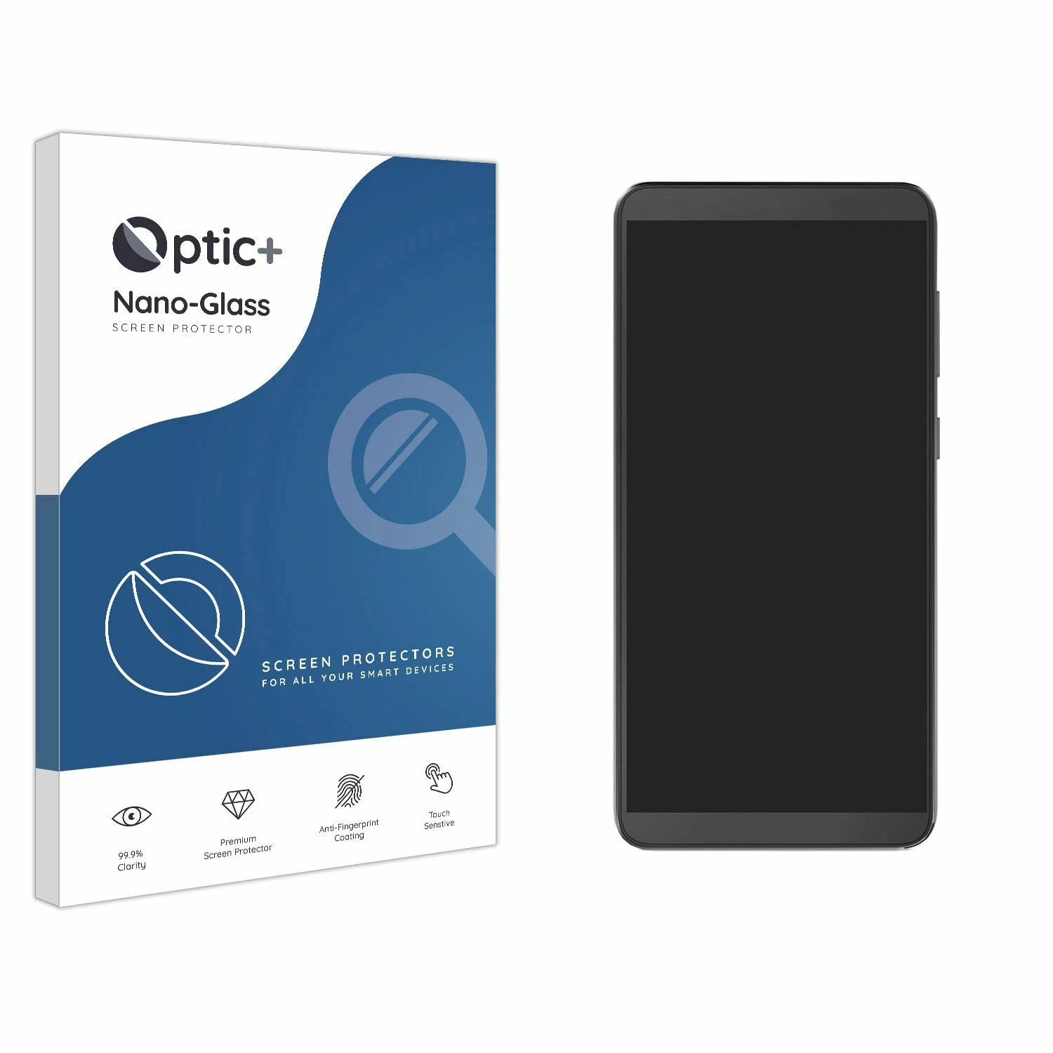 Optic+ Nano Glass Screen Protector for FreeStyle Nuu A5X