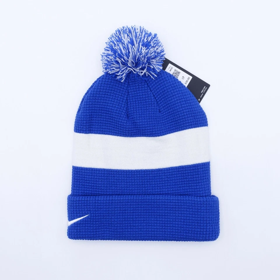 Nike Unisex Adulto Auténtico Extraíble Pom Gorro DH2412-480 Azul/Blanco Foto 2 de 4