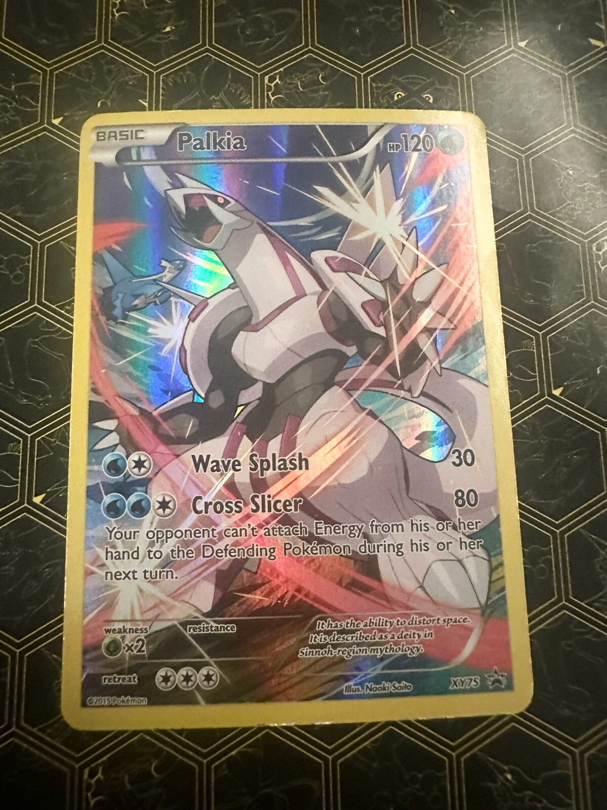 Palkia Full Art Promo Card
