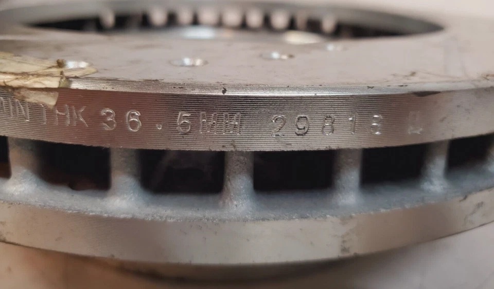 Power Stop Disc Brake Rotor-Cross-Drilled Slotted AR8655XR | THR 36.5MM | 29818L - Image 4 of 4