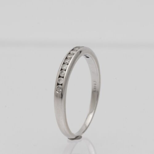 10ct White Gold Diamond Wedding Band Ring by Michael Hill - Size: L ~ RRP: $899 - Picture 4 of 10