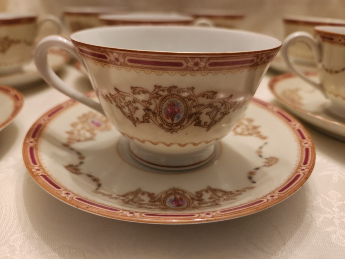 NORITAKE China Nippon Toki Kaisha Cup & Saucer - Set of Two (8