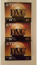 TDK DVC Mini Digital Video Cassette Tapes Lot of 3 DVM60ME 020356371401