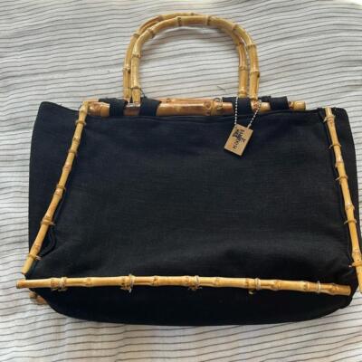 Bamboo54 small black tote | eBay display picture 2