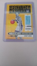 2023-24 Panini Hoops Basketball Colby Jones Arriving Now RC #8 Sacramento Kings