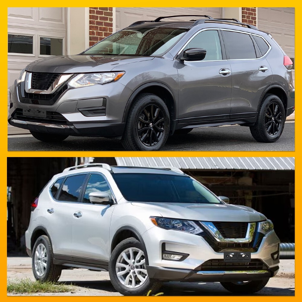 For 2017-2020 Nissan Rogue Front License Plate Holder Frame Mounting ABS Bracket