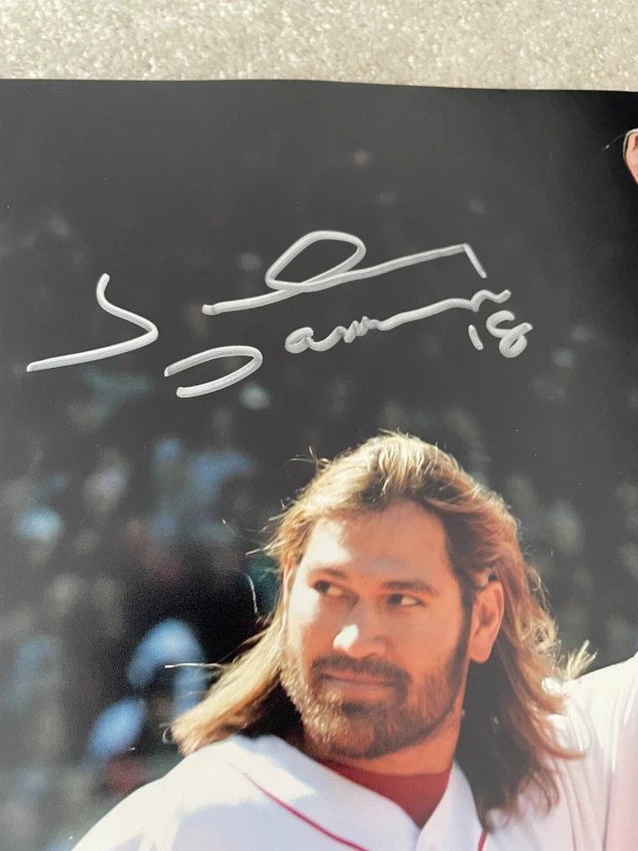 Johnny Damon signed photo 11x14 JSA COA autographed Boston Red Sox 2 - Image 2 of 3