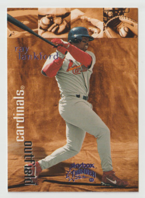 1999 SkyBox Thunder Baseball Rant #89 Ray Lankford - St. Louis Cardinals
