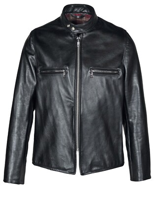 NWT Schott Bros CAF1 Steerhide Leather Perfecto Racer Motorcycle Jacket Size XL