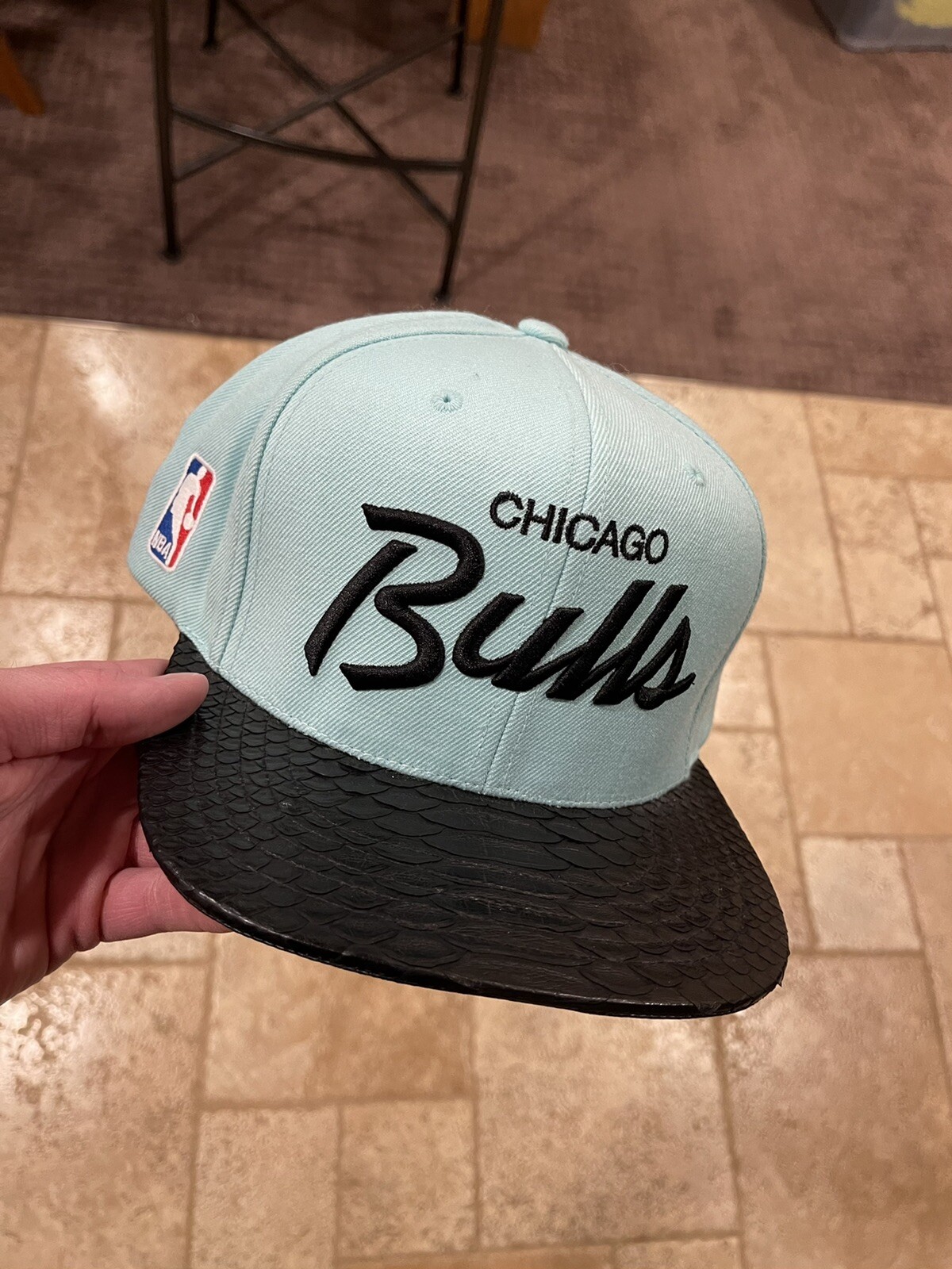 Just Don x Mitchell & Ness Chicago Bulls Mint Green Hat
