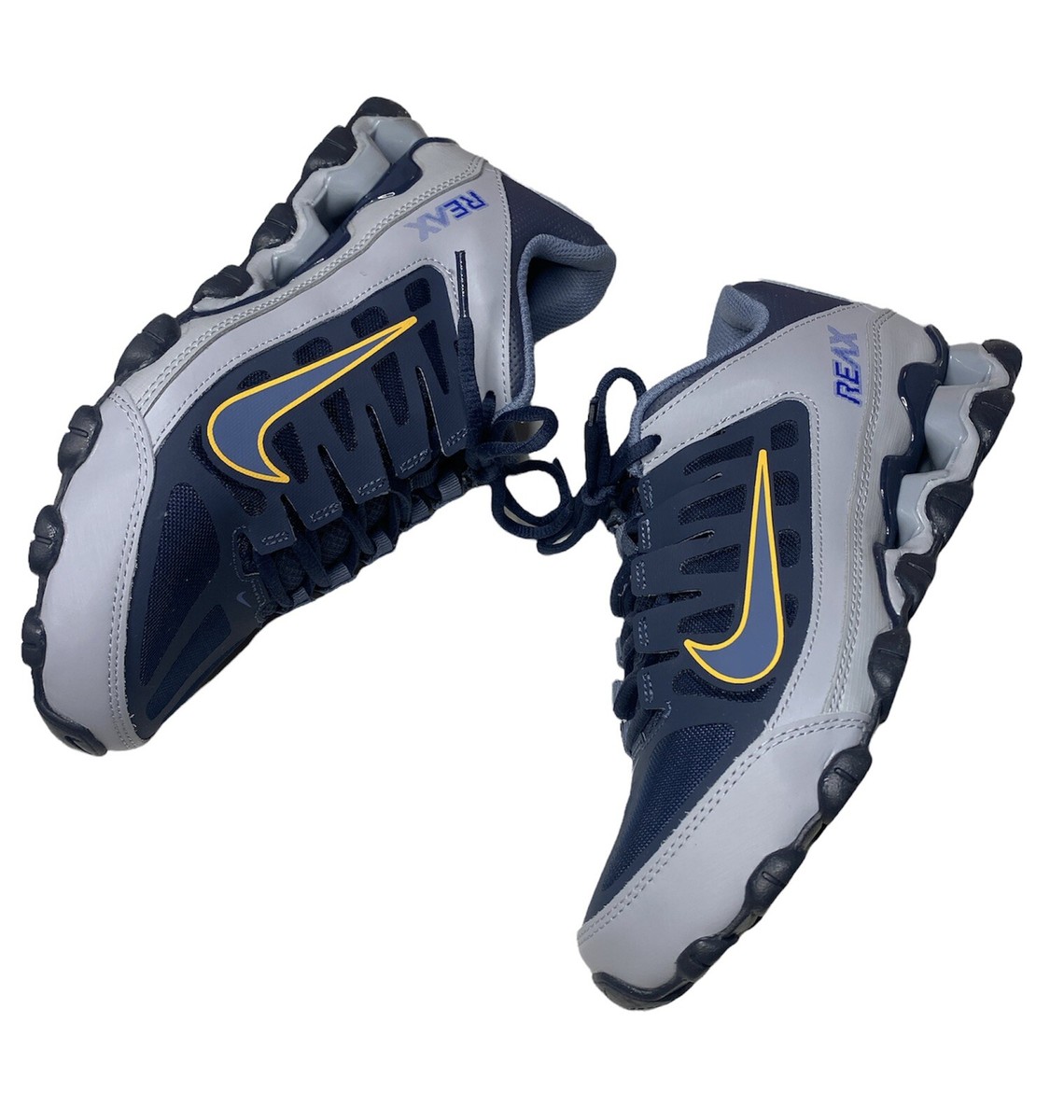 Nike Reax 8 TR Mesh Wolf Grey Thunder Blue 621716-034 Men's Size 7