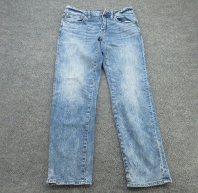 American Eagle Jeans Mens 30x30 Blue Slim Straight Cozy Airflex+ (FITS 31x29)