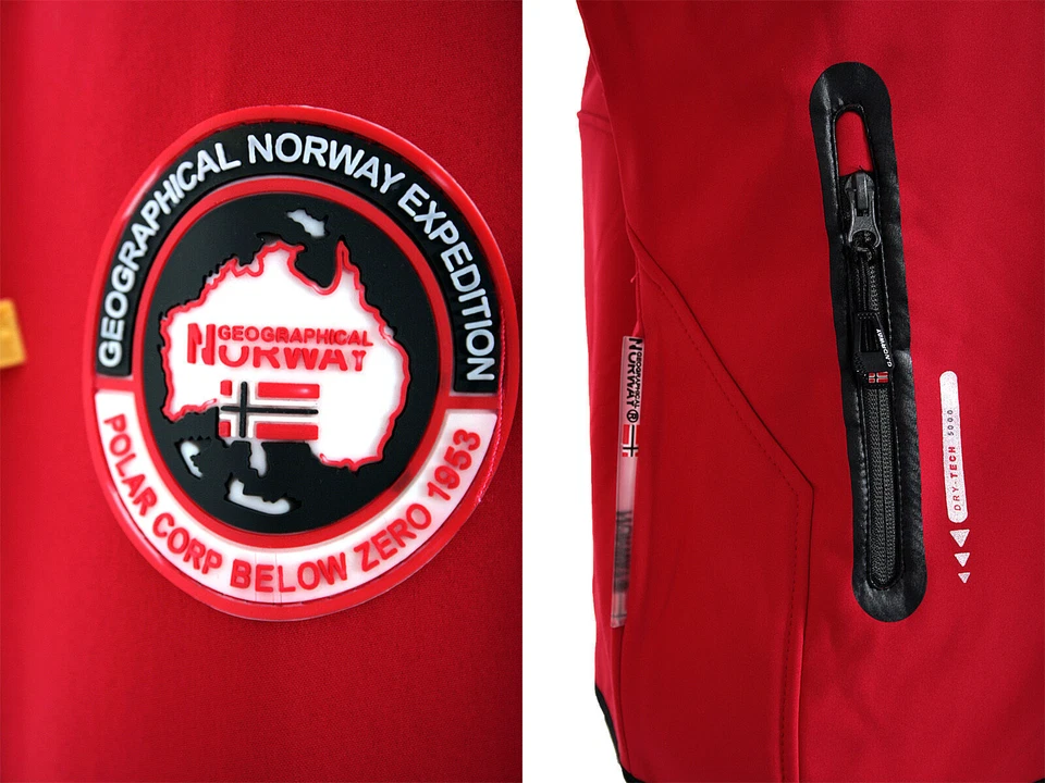 Geographical Norway Herren Herbst Winter Softshelljacke Outdoor Regen Funktions - Bild 2 von 2