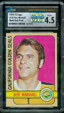1972-73 TOPPS 1989 PROOF LOA # 162 BERT MARSHALL CGS 4.5 MAC SOLO FINEST GRADE *