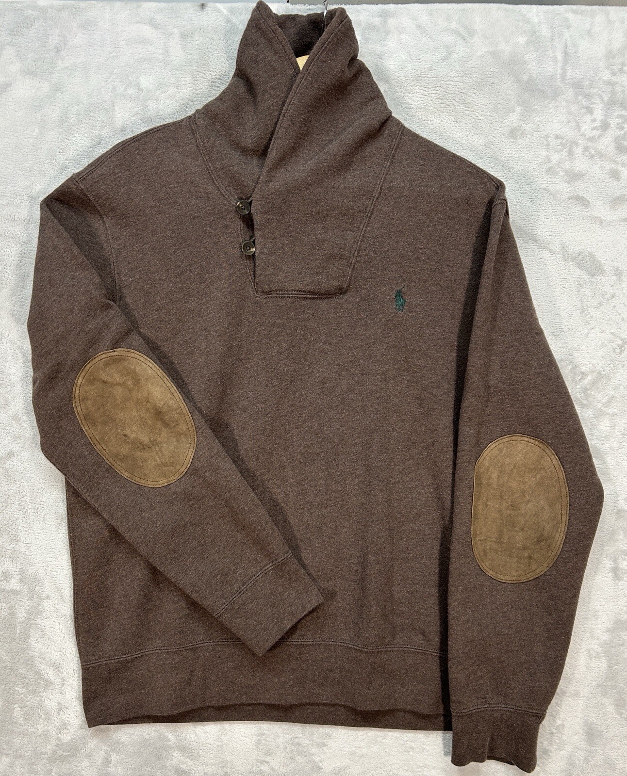 Vtg Polo Ralph Lauren Shawl Collar Pullover Men