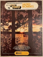 #75 EZ PLAY TODAY-SACRED MOMENTS-Double-Note Melodies-Keyboard/Guitar