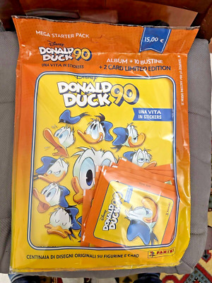 PANINI DISNEY DONALD DUCK 90 ALBUM + 276 FIGURE SET + 50 CARDS + LIMITED