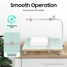 Tabletop Hot Wire Foam Cutter Hot Wire Foam Cutting Machine Styrofoam Cutter 72W