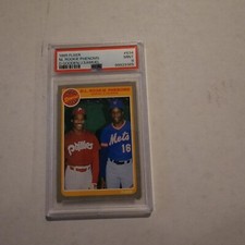 1985 Fleer Baseball Gooden/Samuel Psa9 NL Rookie Phenoms