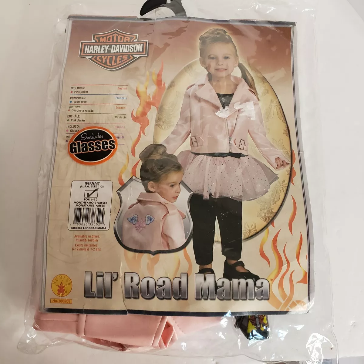Baby girl harley davidson best sale jacket