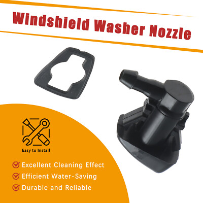 Windshield Wiper Washer Jet Spray Nozzle x2 for BE8Z17603A Ford Fiesta