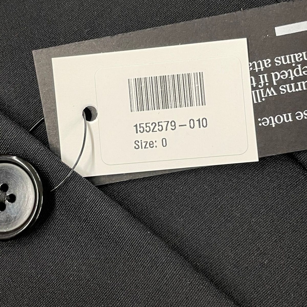 FILA THE ROW Giacca Dru da donna in lana e seta taglia 0 nera 1552579