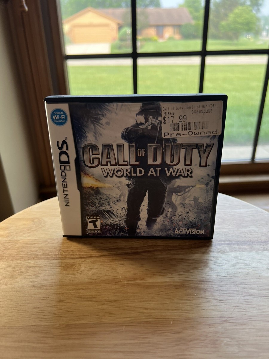 Nintendo DS Call Of Duty World At War