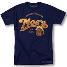Moe's Springfield Shirt Simpsons Funny Fathers Day Dad Graphic Novelty T-Shirt