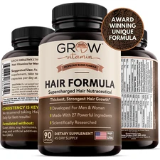 Women's Balance Hair Growth Ages 45 and Up Hair Growth USA Supplements 120 Count