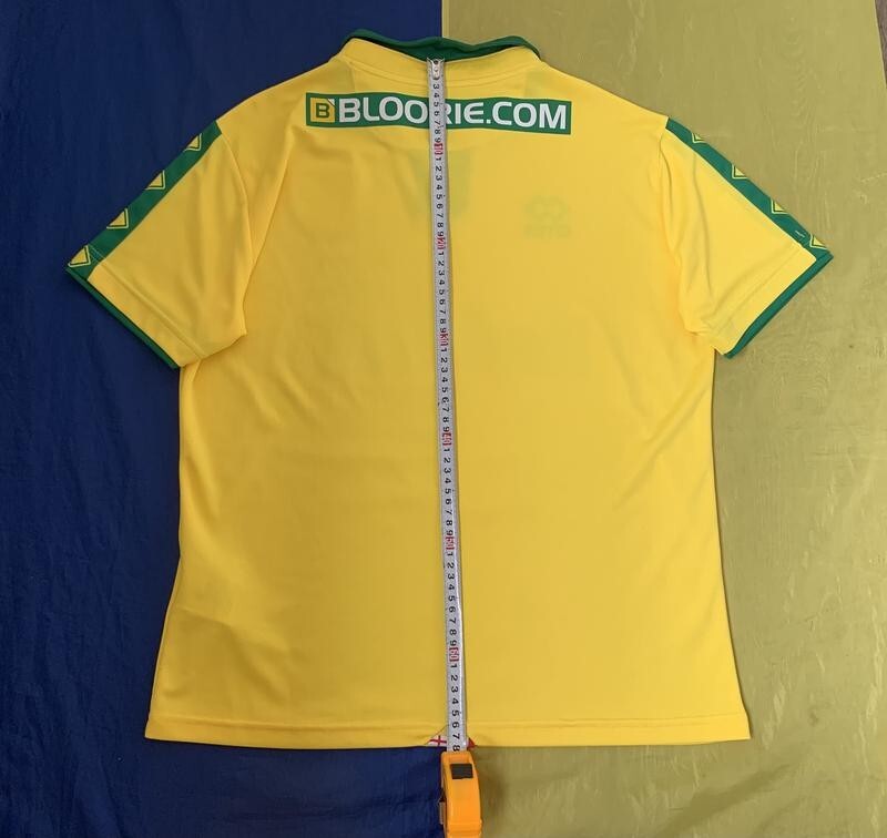 Maillot Domicile Norwich City 2018 – Errea, Taille XL, Jaune, Pour Adulte – État Correct (détails)