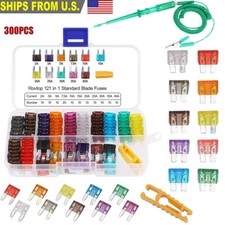 300pcs Car Blade Fuses Assortment Kit Car Electrical Circuit Voltage Tester Pen