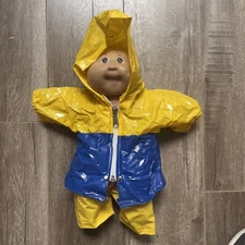1982 Cabbage Patch Kids Doll In Rain Coat And Pants 