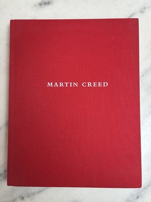 Martin Creed Works Book Hardcover Modern Art