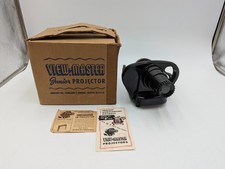 Vintage Sawyer  s View Master Junior Projector, Works, w/original box  15 Reels
