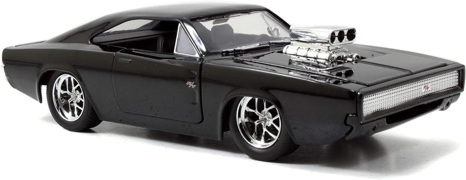 Jada Toys Fast & Furious Dom's 1970 Dodge Charger Street Car Tuning Model 1:24 S - Photo 4/4