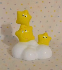 Vintage Y2K Care Bears Star Cloud Mini Figure Toy Cake Topper TCFC 3.5"