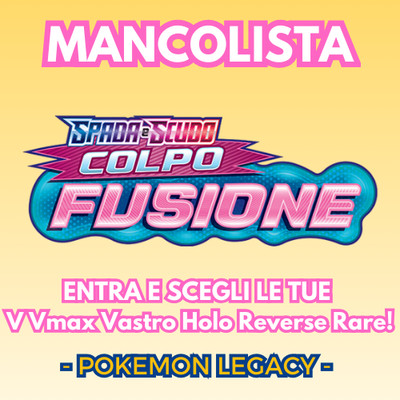 Pokemon FUSION SHOT ITA Set V | Astro | Max | Holo | Reverse